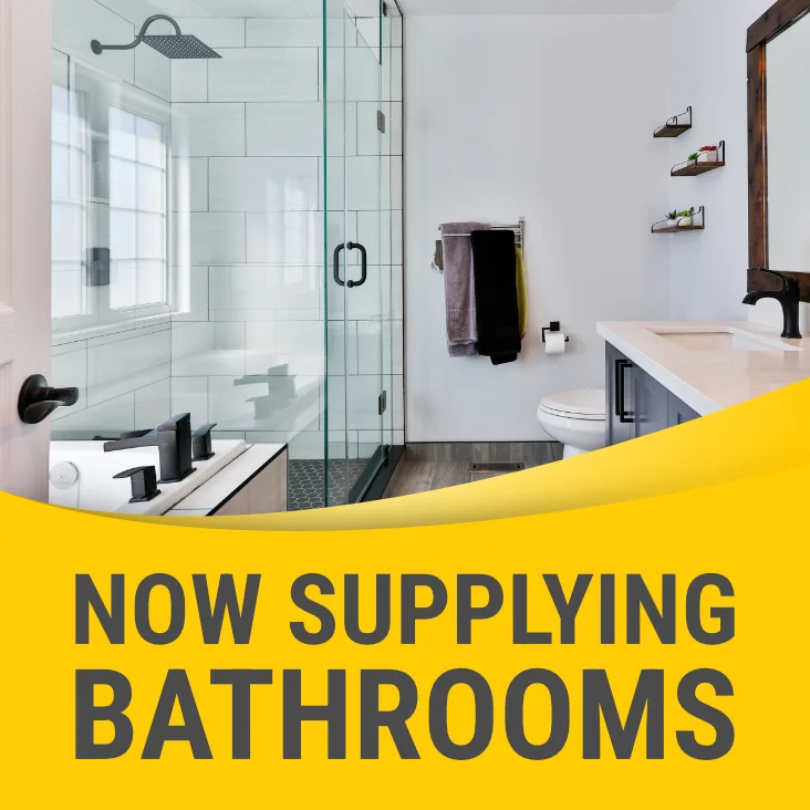 We now supply bathrooms! Contact us for more information.